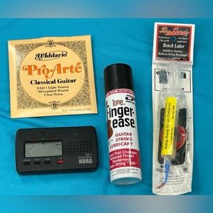 Guitar Stuff - Strings Finger Ease KORG Tuner Big Bends Pro Nut Sauce